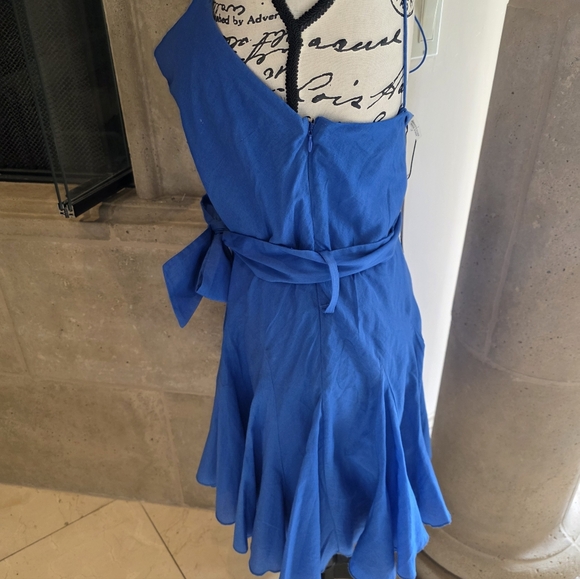 Alice + Olivia Vibrant Blue Mini Dress - Picture 5 of 10